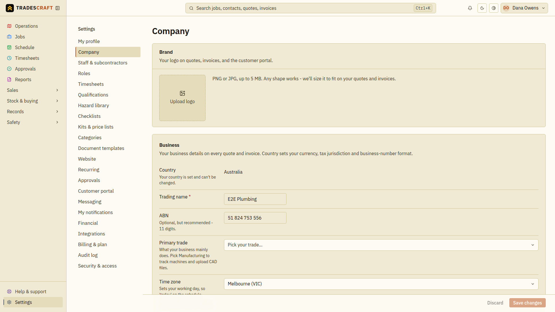 Company details